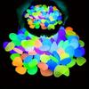 Outdoor Luminous Mini Pebbles, Garden Potted Mini Garden Accessories, Garden Decorations, Garden Supplies, Aquarium Decoration Glow Stone