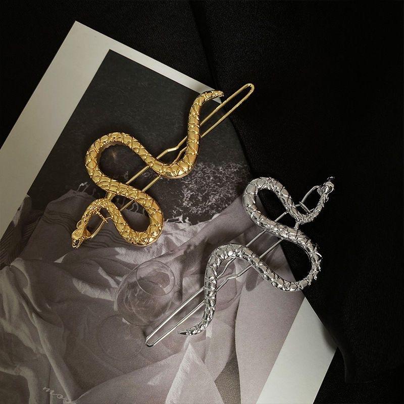 Retro Hair Clip for Female Instagram Creative Snake Shaped Hair Clip
