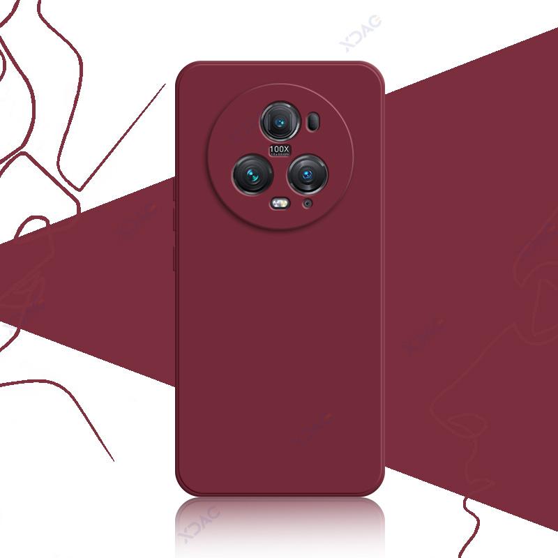 Чехол для Honor Magic 5 Pro Lite Ultimate 5G Мобильные телефоны Сумки Magic5 5Pro 5Lite Мягкий квадратный жидкий силиконовый чехол