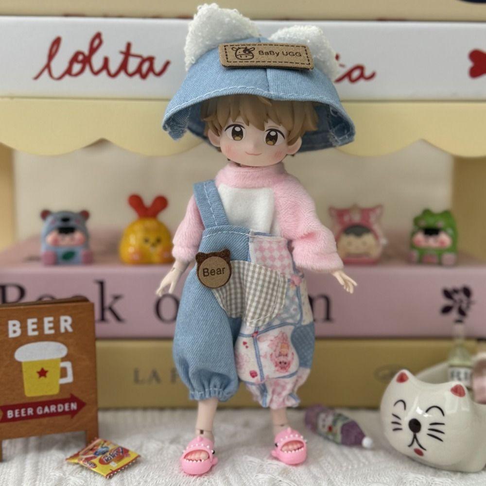 Dress Up Doll Elegant Dresses Casual Wears 1/12 BJD Clothes Doll Princess Clothes Dollhouse Toys