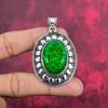 Зеленый австралийский двойной опал 925 цельный серебряный кулон, ювелирные изделия с подвеской из драгоценного камня ручной работы, подарки для жены, абсолютно новый кулон