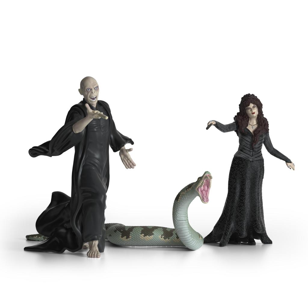 Schleich Harry Potter Series Lord Nagini and Bellatrix Lestrange 42684 Voldemort,