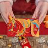 Traditional Thickened Money Envelopes Cartoon Horse Hongbao Red Envelopes  New Year Celebration
