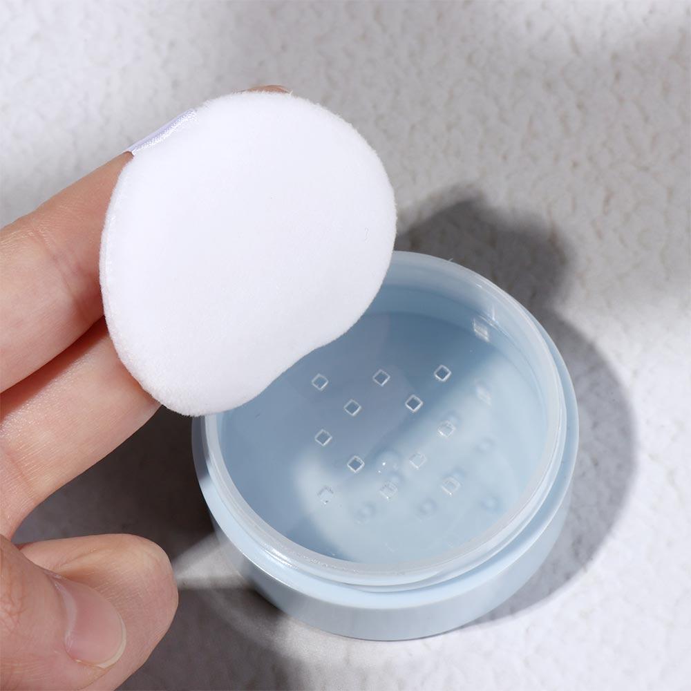 Mini Cosmetics Container Portable Dispersion Powder Box Hermetic Loose Powder Jars Women
