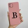 Чехол для Realme C11 Чехол для Realme C11 2020 Милые начальные буквы Квадратный силиконовый чехол для телефона Для Realme C11 C 11 2020 Coque Fundas