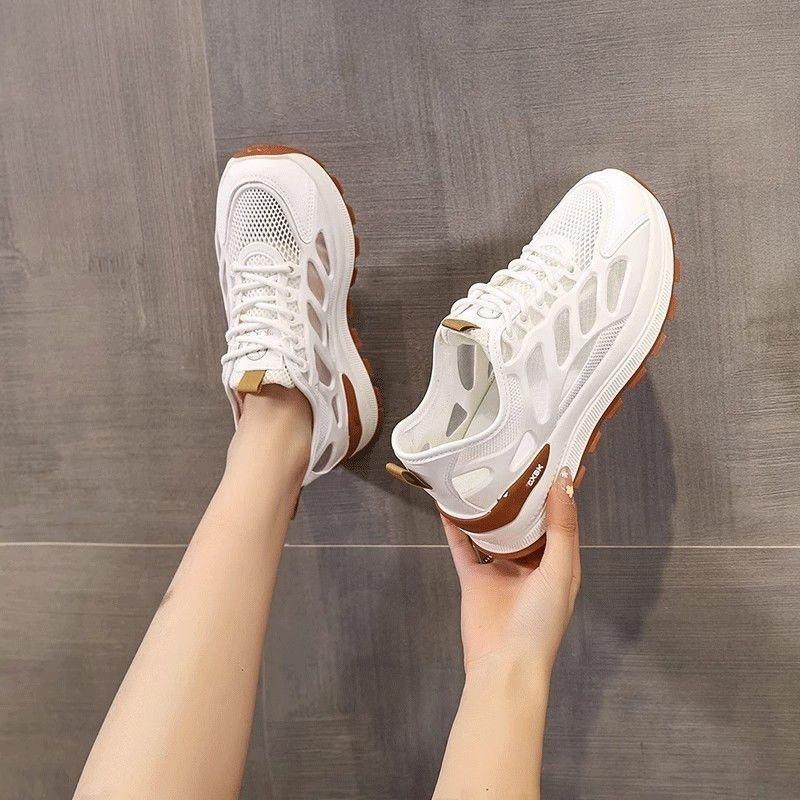 2025Hot Sale Women Breathable Casual Shoes Summer Mesh Platform Sneakers Fashion Gym Comfortable Training Shoes Zapatillas Mujer