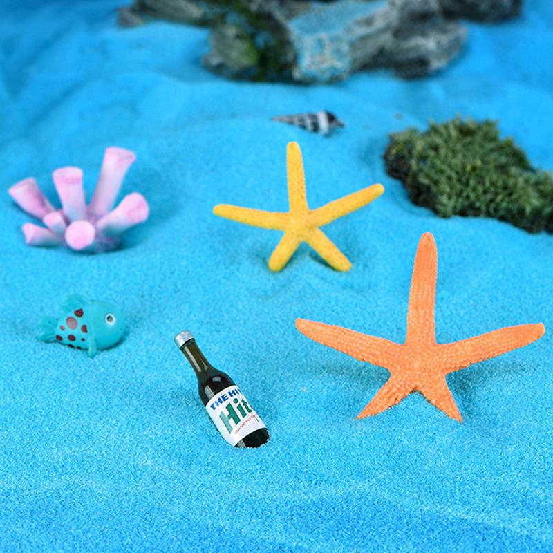Красочные пятиконечные морские звезды из смолы для аквариума, морские звезды, ландшафтные украшения