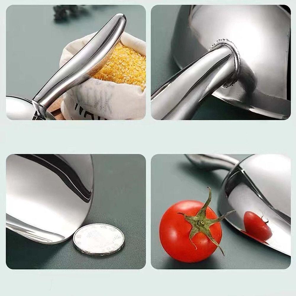 Нержавеющая сталь металлический совок для льда 8,3 дюйма бытовой пищевой лопатка рукоятка для льда ресторан