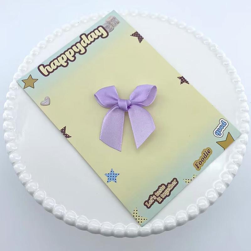 1,5 см Односторонний Полиэстеровый Бант Ручной Работы для Куклы, Плюшевой Подарочной Коробки, Одежды или Аксессуара для Волос