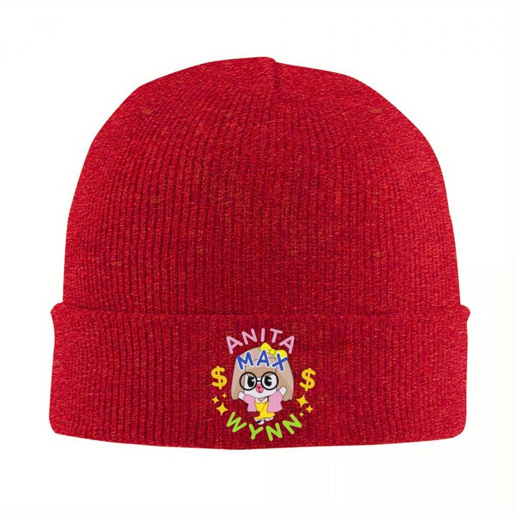 Anita Max Wynn Knit Hat Beanies Autumn Winter Hats Warm Acrylic Street Meme Hip Hop Cap for Unisex Women