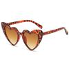 Fashion Women Clout Goggle Eyewear Heart-Shaped Sunglasses UV400 Protection Vintage Sunglasses