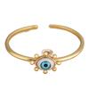 New European and American Oil Dripping Devil's Eye Open Bracelet Jewelry Fashion Bracelet