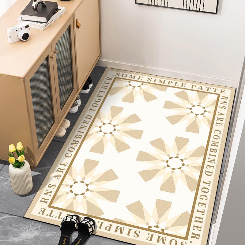 Коврик для кухни с противоскользящим покрытием, простой, впитывающий масло, длинный, противогрязный, для ног, вход в ванную, дверь в ванную, противопадающий