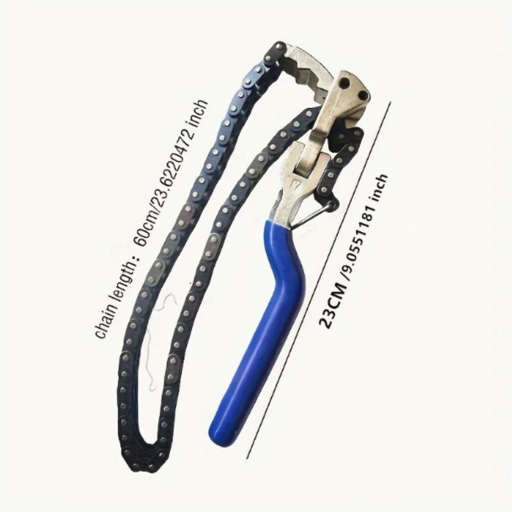 Heavy Duty Chain Filter Wrench Flexible Chain Oil Filter Removal Tool Pipe Fittings Removal