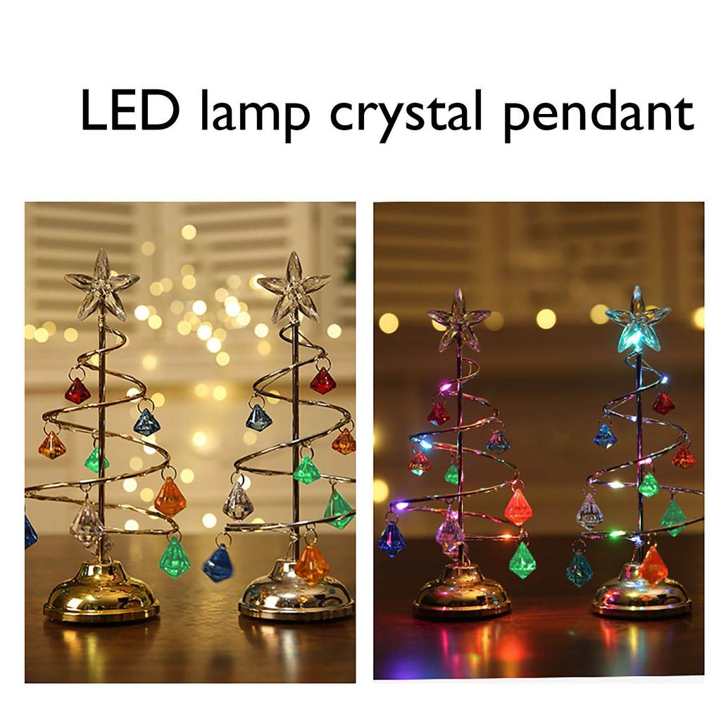 Рождественские огни Хрустальные елочные огни Медная проволока Ночные огни