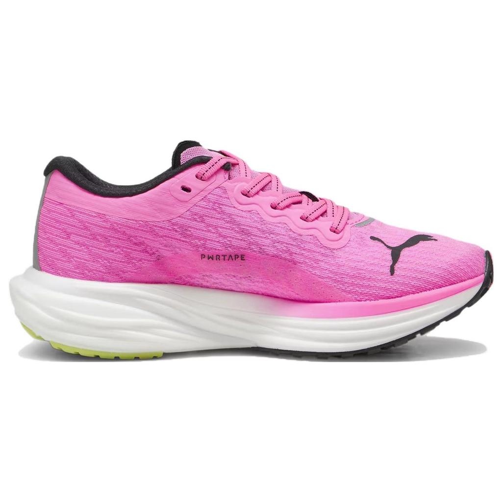 Puma Deviate Nitro 2 Poison Pink Women Sneakers Black White 376855-25
