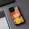 Чехол для телефона M-Meister E-Eder Und Sein P-Pumuckl для iPhone 17 Air 16 E Pro Max 15 14 13 Mini 12 Pro 11 Max Plus Черная стеклянная крышка