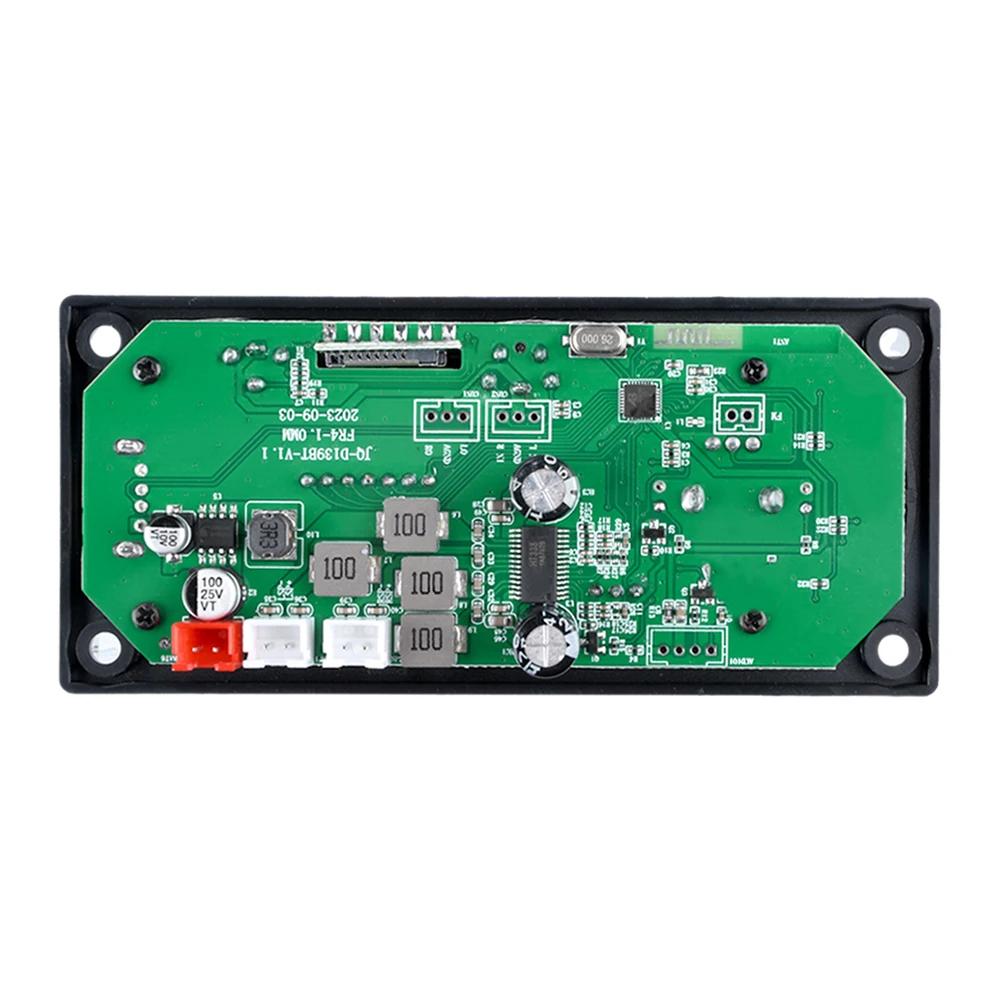 2*50 Вт DIY цифровой усилитель Bluetooth 5,0 MP3 декодер плата автомобильный MP3 музыкальный плеер USB FM-радио TF карта микрофон Aux модуль записи