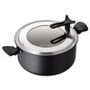 Corporation KAI Lightweight 28cm Two-Handled Pot, Gas/Induction Compatible, with Lid, PFOA and PFOS Free, KHS DW5647