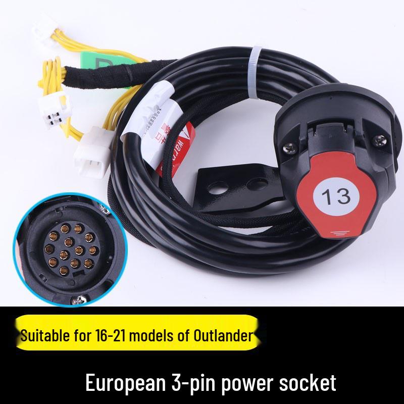 Утолщенный задний бампер Mitsubishi Outlander Крюк-сцепное устройство для буксировки автодома/яхты