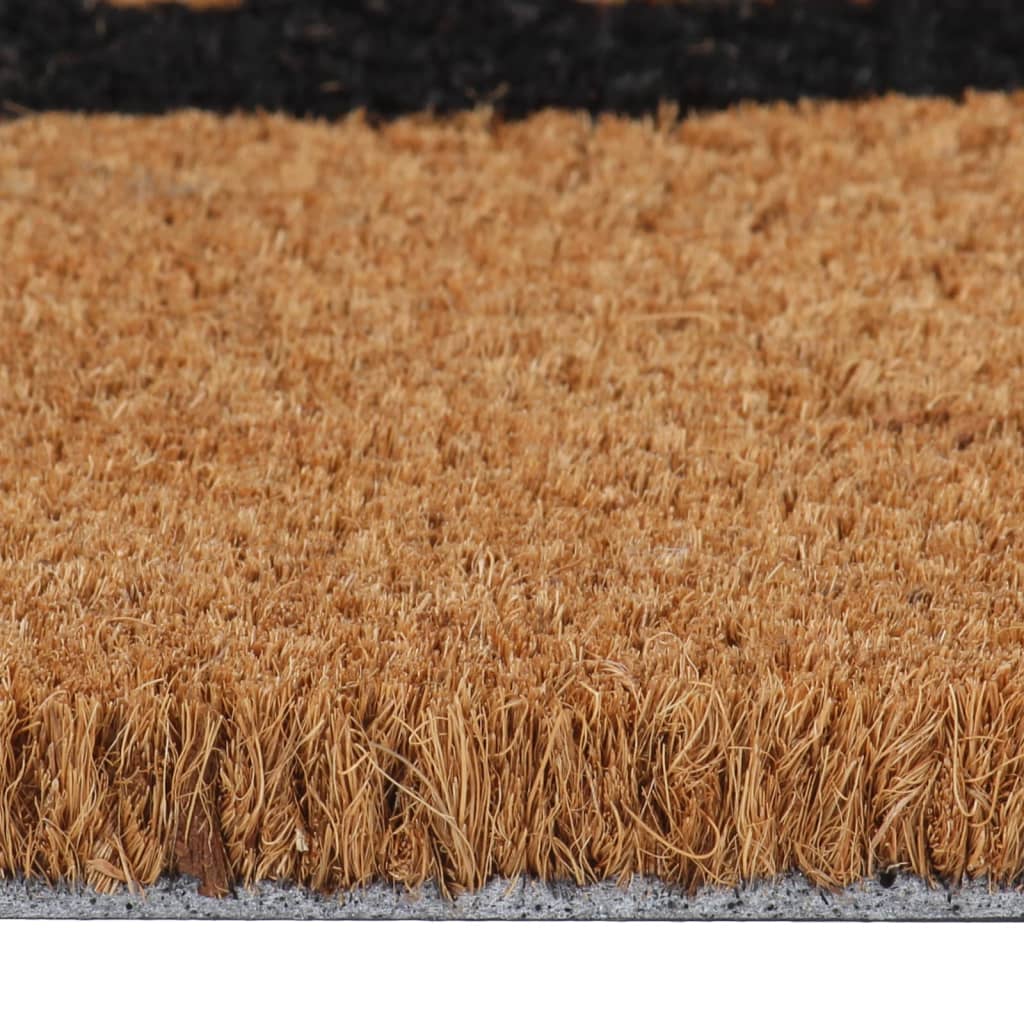 Coconut Fiber Doormat Natural Color 45 x 75 cm Tufted