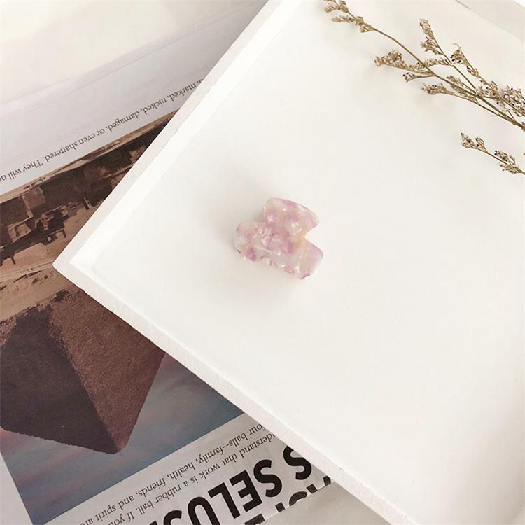 New Small-sized Acetate Hair Claw Clip 3.5cm High-grade Acetic Acid Claw Clip Multi-color Hair Clips