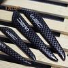 4 Pcs Carbon Fiber Car Side Doors Anti-Scratch Protection Guards Trims Stickers