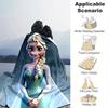 1PC Cartoon Elsa Blanket, Seasonal Universal, Home Decoration, Throw Blankets, Soft Flannel Throw Blanket, Versatile & Cozy for Bedroom, Cut