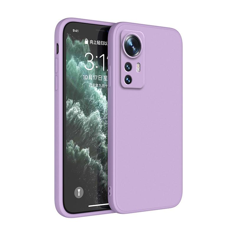 Luxury Cases for Xiaomi Mi 12 12S 12T Pro 12X Ultra Soft Square Matte Silicone Mi 12 Lite 5G Thin Lens Protection Case
