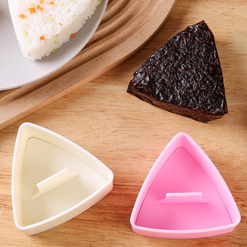 Onigiri Mold, Rice Mold Musubi Maker Kit, Maker Press, Classic Triangle Rice Ball Maker Sushi Mold Easy To Use