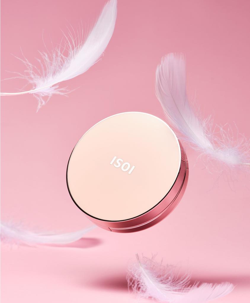 ISOI Skincare Vegan Cushion - 13g + Refill (13g) - SPF38/PA++/ Dewy-glowing finish, Moisturizing, Korean Cosmetics, Kbeauty