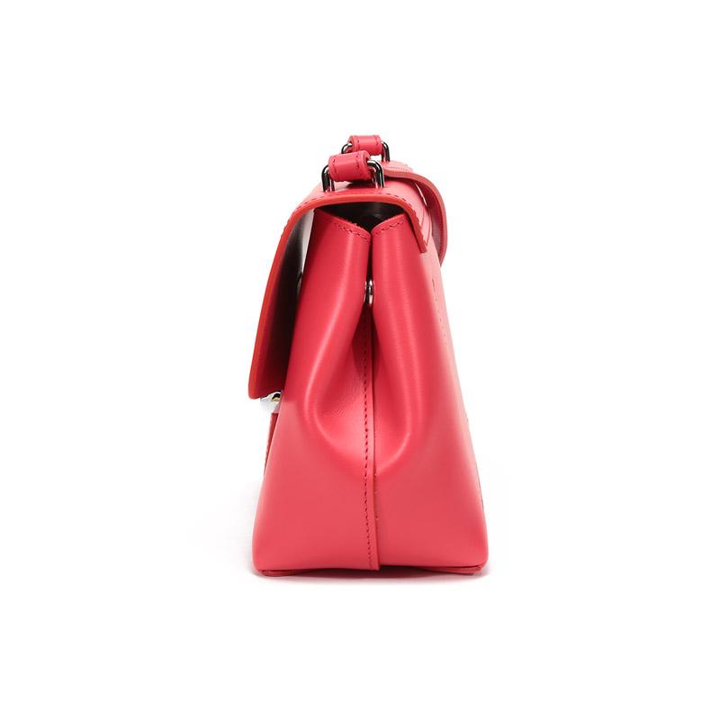 Longchamp Le Pliage Fashion Magnetic Closure Leather Crossbody Shoulder Bag Women Bags Watermelon-Red 10094HSC642