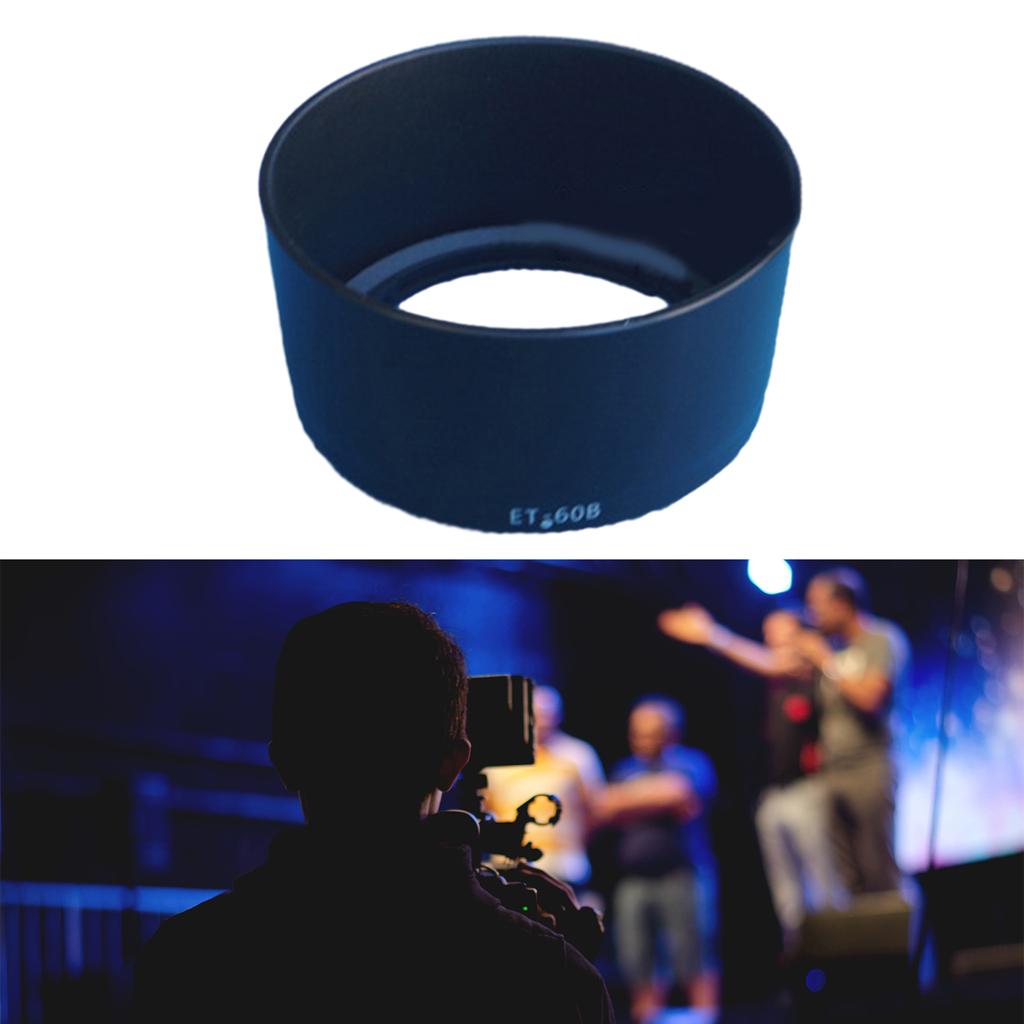 Реверсивные крышки объектива ET-60B Бленда объектива Пылезащитный протектор объектива для объектива Canon RF-S 55-210 F5-7.1 IS STM Ремонт объектива