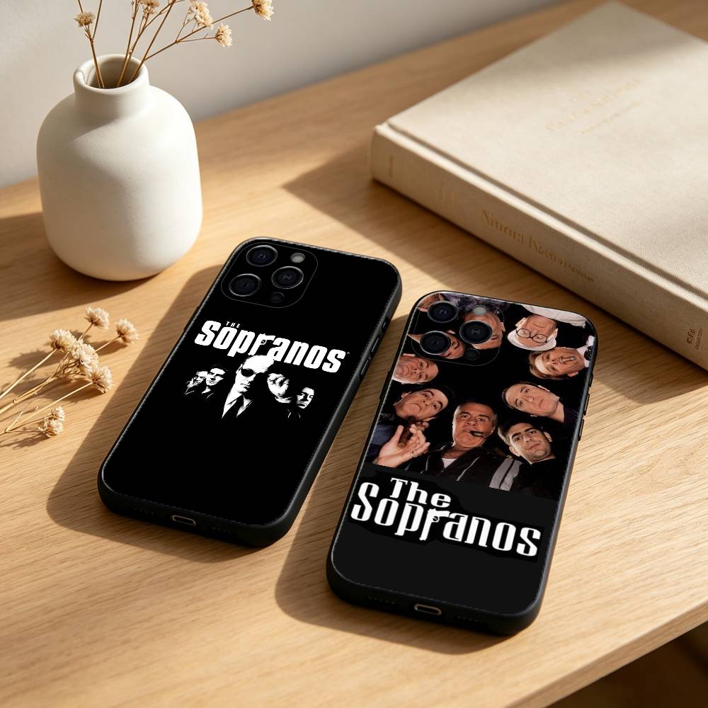 The Tony Soprano-JG Phone Case For iPhone 17,16,15,14,13,12,11 Plus,Pro Max,SE4Soft Silicone Black Cover