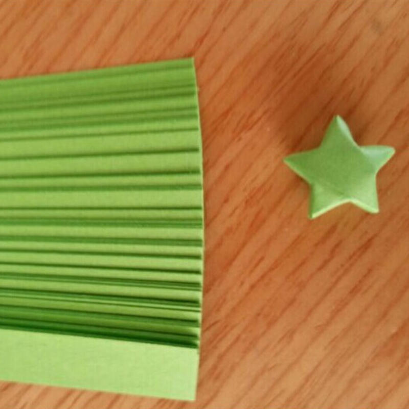 Origami Lucky Star Paper Strips Folding Paper Ribbons Colors