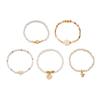 Bohemian Multilayer Shell Bracelets Starfish Wrap Charm Hand Chain New Conch Beaded Bangles  Beach