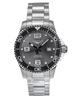 Hydroconquest Stainless Steel Sunray Grey Dial Automatic Diver's L3.782.4.76.6 300M Men's Watch