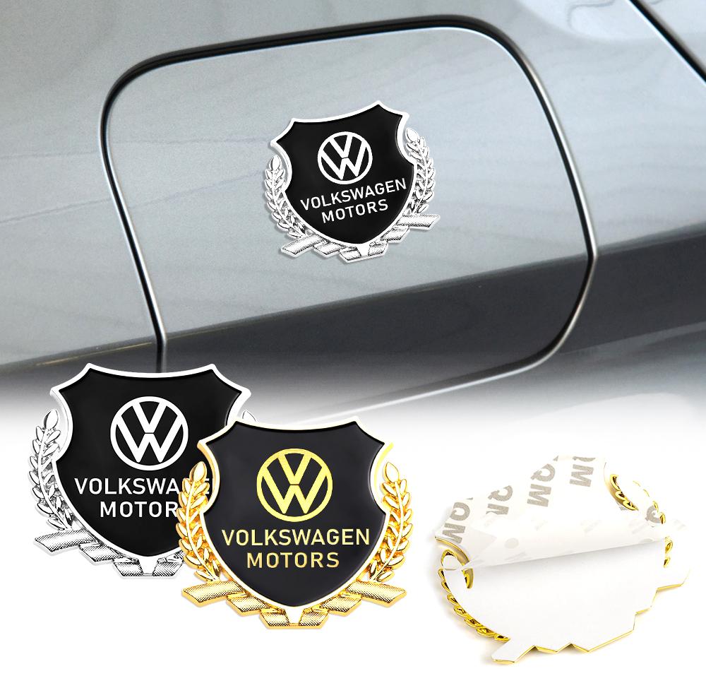 3D Металлический Логотип Автомобиля JK68 Значок Эмблема Наклейка на Кузов Багажник Аксессуары Для Volkswagen VW Golf Polo Tiguan Rline R Passat CC Touareg Jetta