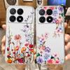 Цветочная композиция Роза Ромашка Прозрачный чехол для телефона Xiaomi Poco X6 X3 X4 X5 M4 Pro M5s Ударопрочный Мягкий Прозрачная крышка для девочек