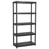 Storage Shelf - vidaXL - 5 Tiers - Black - 91.5x45.7x185cm
