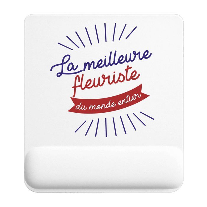 Tapis de souris - PLANETEE - Fleuriste - 22x18 cm - 3 mm - Surface lisse antidérapante