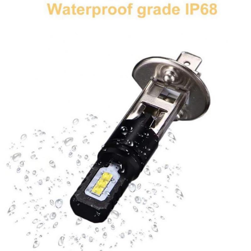 Эффективные универсальные прочные автомобильные аксессуары противотуманные фары высокой мощности автомобильные светодиодные противотуманные фары H3 / H1 80 Вт Csp 2525 6 светодиодов практичные