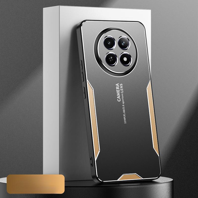 Алюминиевый сплав металлический жесткий чехол для Realme 13 Pro Plus 12X 12 Plus матовая задняя крышка силиконовый противоударный полный чехол для OPPO Realme13 4G 12 Pro Plus