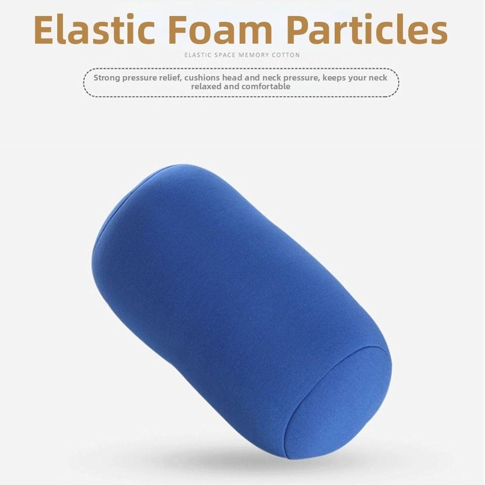 Comfortable Microbead Bolster Tube Pillow Mini Neck Support Pillow New Seat Pillow Travel Use