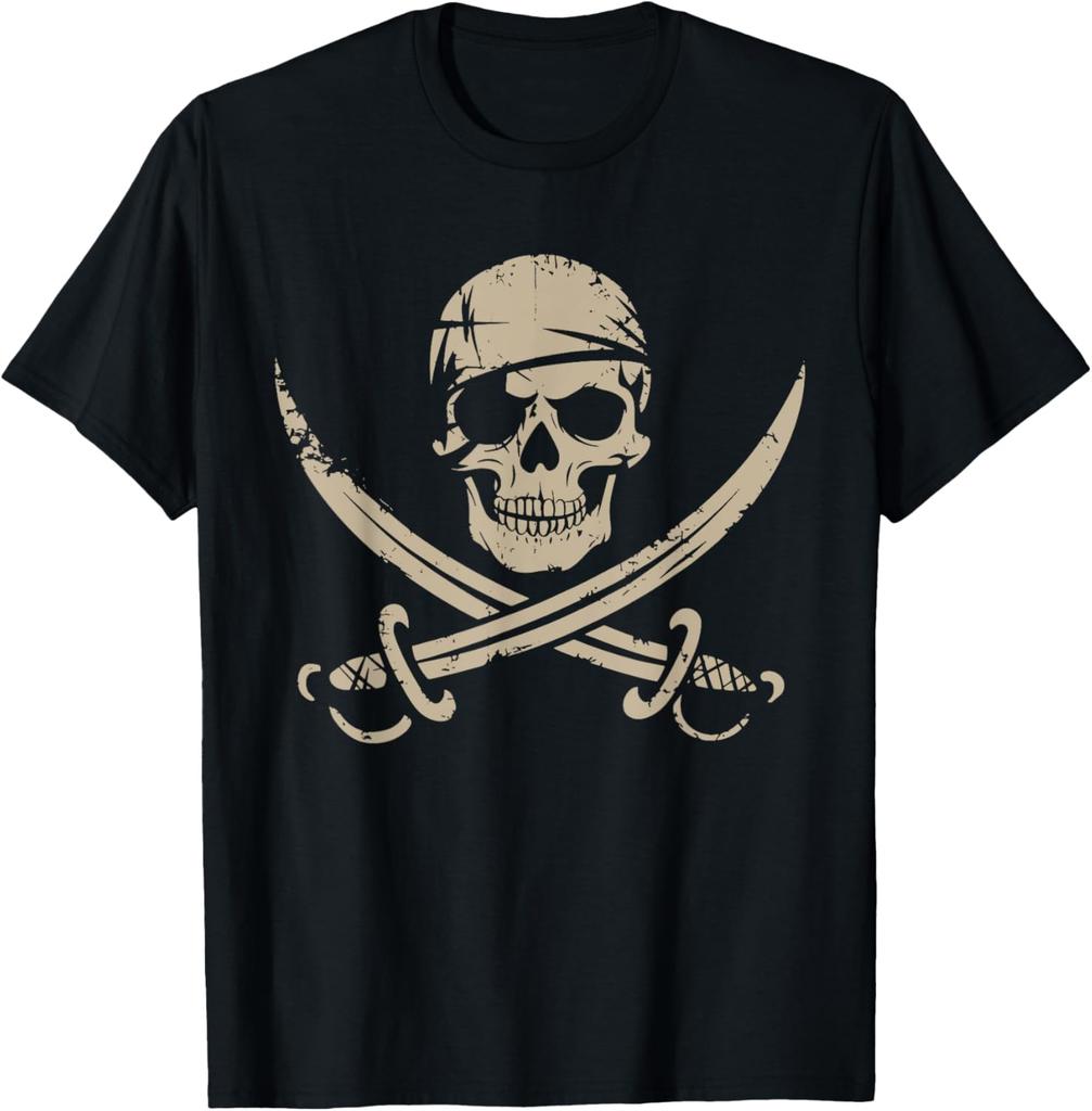 Pirate Skull And Crossbones Skeleton Halloween For TShirt