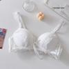 Elegant Lace Wireless Push-Up Bra: Anti-Sag, Enhances Shape