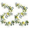 Realistic Artificial Lemon Garland Eucalyptus Leaves Simulation Lemon Vine  Kitchen Decor