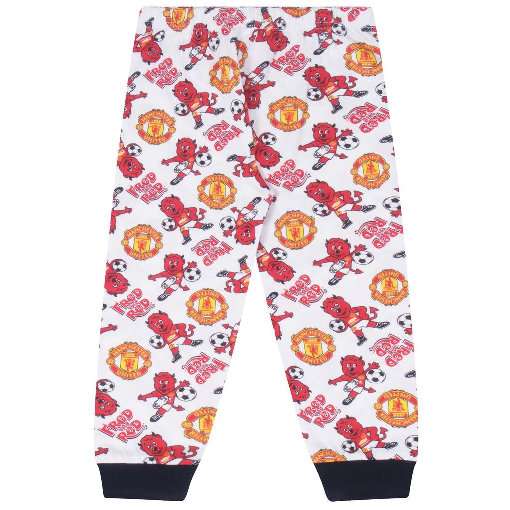 Manchester United FC Baby Boys Fred The Red Long Pyjama Set
