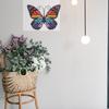Butterfly Wall Decor Home Butterflies Sculpture Iron Decoration Outdoor Wrought Metal