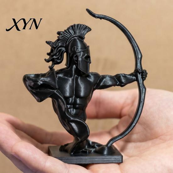 Офисный Настольный Воин Орнамент Фигурка, 3D Печатная Статуэтка Средневекового Солдата, Коллекционная Фигурка Поделка для Домашнего Декора Гостиной, Сдержанный Стильный Арт